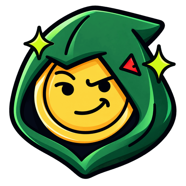 MemeChain hooded coin network logo